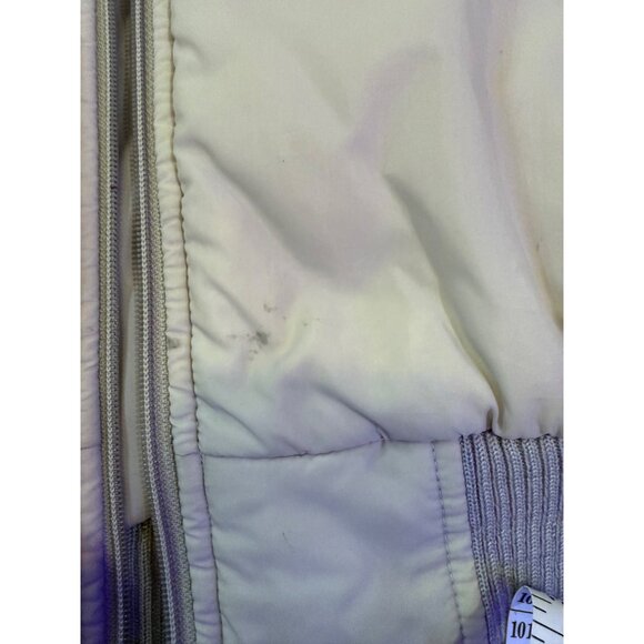 Vintage 70's Mens Ski Jacket Zip off Sleeves Blue Stripe Sz M Montgomery Wards - Picture 7 of 16